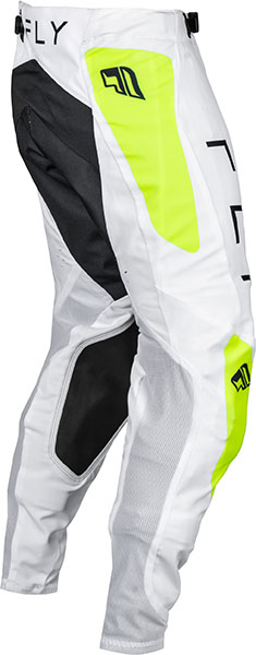 Pantaloni MX Fly Evolution 138 Alb/Fluo Galben-1