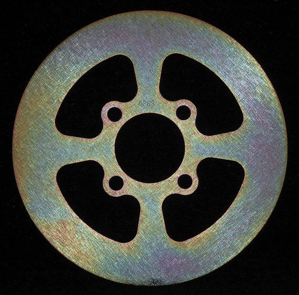 D-series Round Brake Rotor Silver, Zinc, 1, nordicamoto.ro
