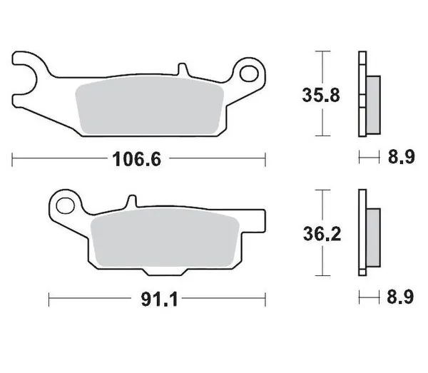 Racing Brake Pads Atv-0