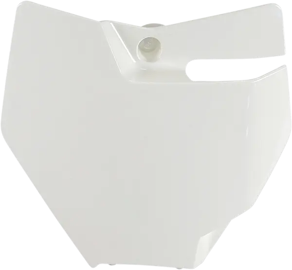 Replacement Front Number Plate White