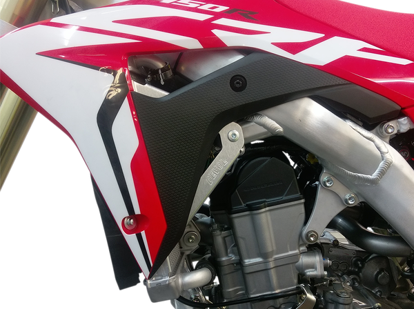 Radiator Race Braces Brushed Aluminum, 4, nordicamoto.ro