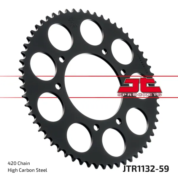 JT SPROCKETS Rear Sprocket Natural 
