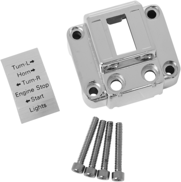 Handlebar Switch Housing Silver, 1, nordicamoto.ro