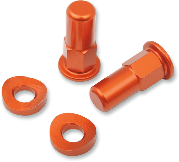 Rim Lock Tower Nut/spacer Set Orange, Anodized, 1, nordicamoto.ro
