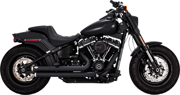 Big Shots Staggered 2-into-2 Exhaust System Black, 2, nordicamoto.ro