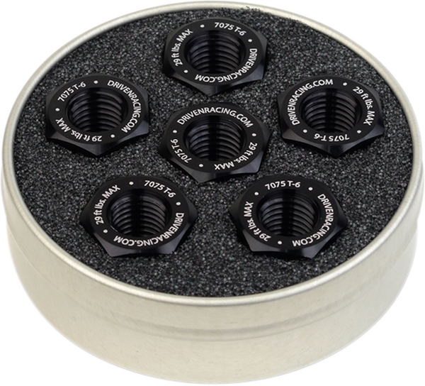 Sprocket Nuts Black, 1, nordicamoto.ro