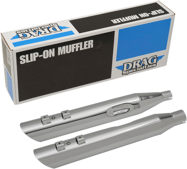 Slashdown Slip-on Mufflers Black, 3, nordicamoto.ro