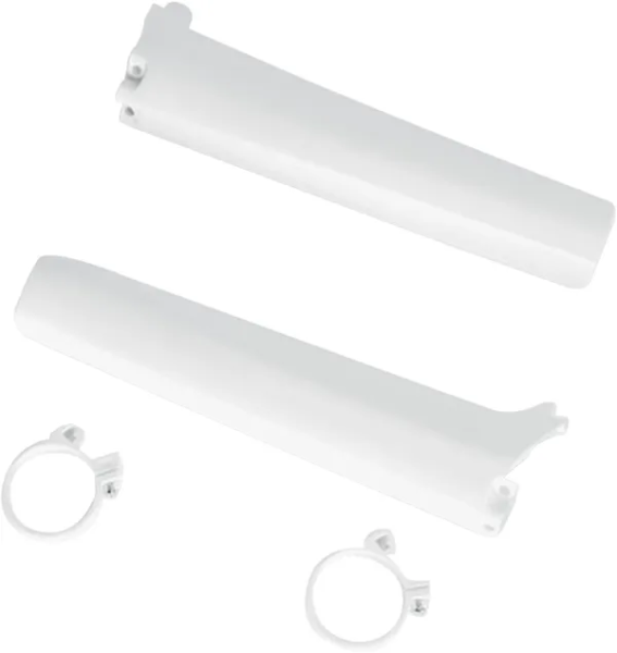 Suzuki Fork Tube Protectors White-0