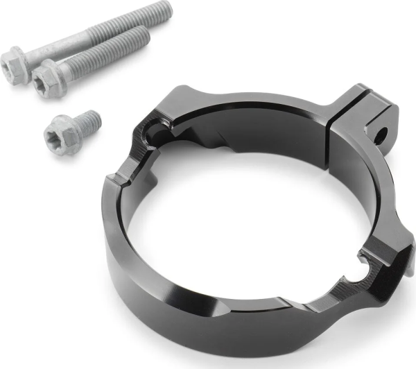 Protectie flansa evacuare KTM/Husq/GG 2T 250/300 2024- Negru