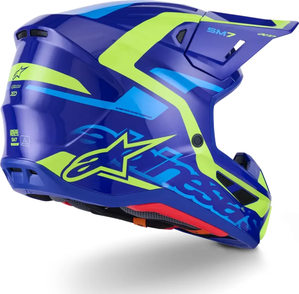 Cască Alpinestars SM7 Deed Blue-2