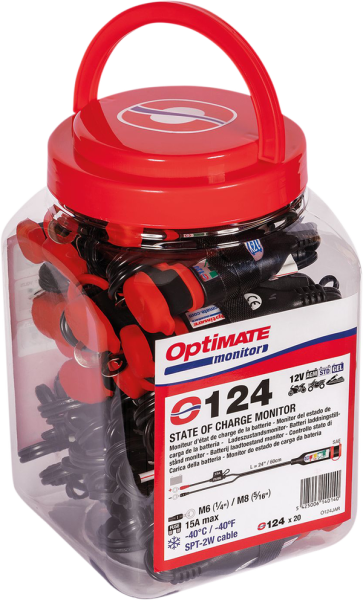 Optimate Permanent Power Lead With Battery/charge Status Black, 4, nordicamoto.ro