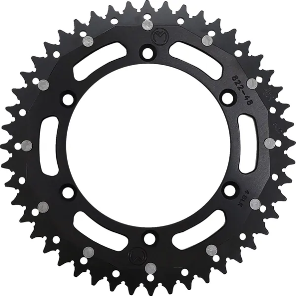 MOOSE RACING Dual Sprocket Black -0