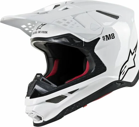 Supertech M8 Solid Mx Helmet White XL, 4, nordicamoto.ro