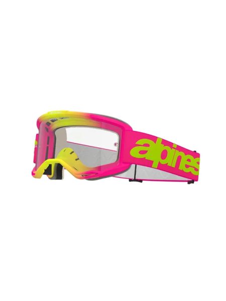 Alpinestars Vision 5 Wordmark Goggle Yellow, Pink -0
