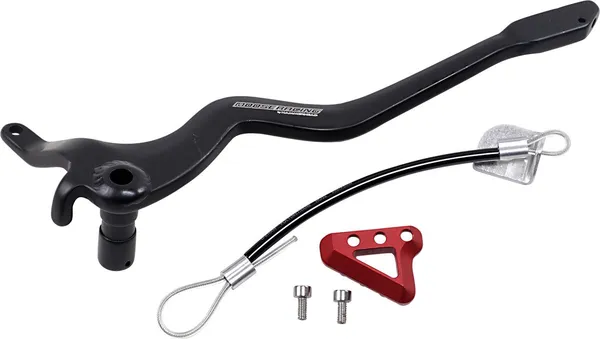 MOOSE RACING Brake Pedal Black, Red -0