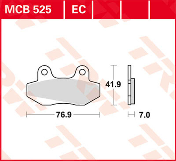 Plăcuțe de frână ceramice din seria Ec, 1, nordicamoto.ro