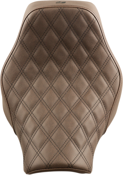 Renegade Lattice Stitch Solo Seat Brown, 4, nordicamoto.ro