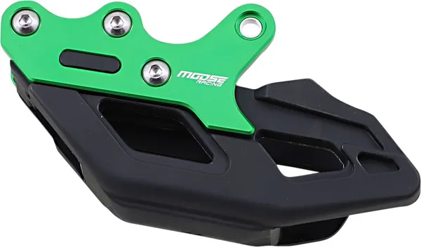 MOOSE RACING Mr-1 Colored Al Chain Guide Black, Green, Anodized -0