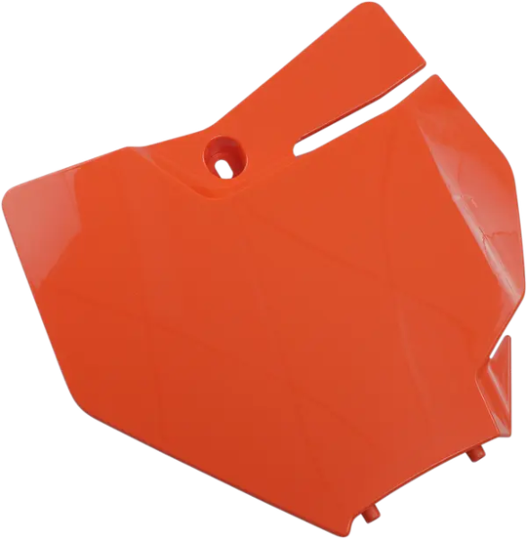 Replacement Front Number Plate Orange