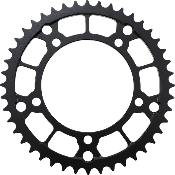 MOOSE RACING Steel Rear Sprocket Black, Zinc Plated -0