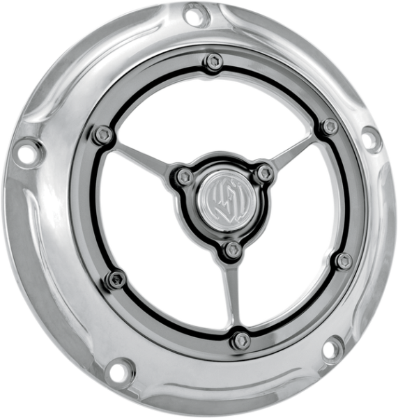 Clarity Derby Cover Chrome, Aluminum, 2, nordicamoto.ro
