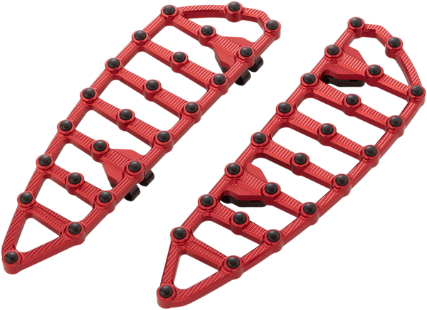 Mx Billet Floorboards Red, 2, nordicamoto.ro