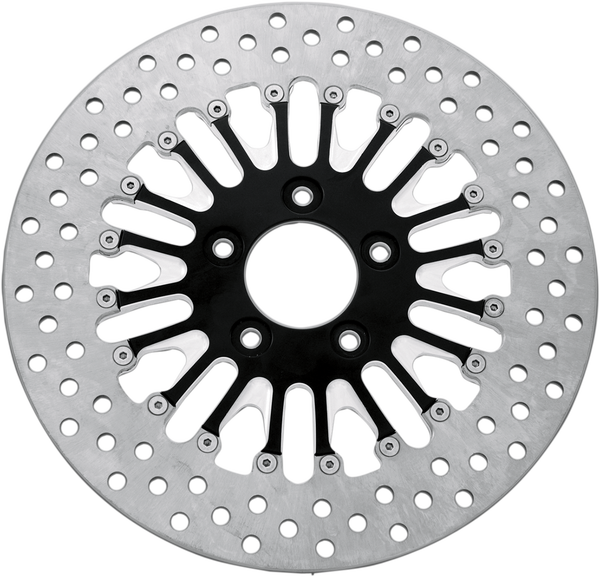 Two-piece Brake Rotor Black, Silver, Matte, 1, nordicamoto.ro