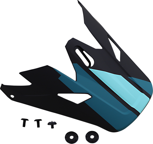 Visor Rise Evac Blk/teal Blue, Green ONE SIZE, 1, nordicamoto.ro