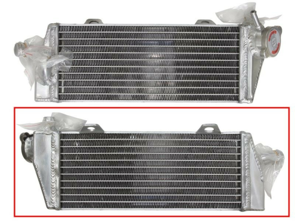 RADIATOR KTM SX 125 16-18, SX 250 17-18, SXF 250/350 16-18, EXCF 250/350 17-18 DREAPTA, CU CAPACITATE MARITA SI BUSON