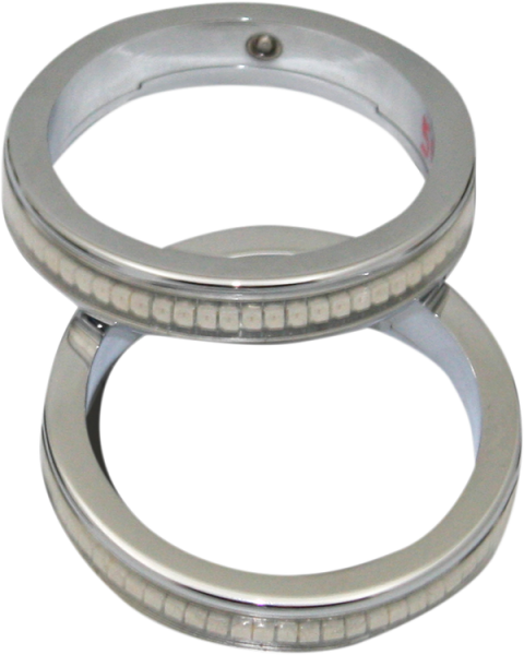Amber Wrap-arounds Led Turn Signals Chrome, 2, nordicamoto.ro