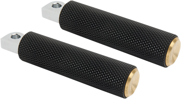 Fusion Footpegs Black, Brass, 1, nordicamoto.ro