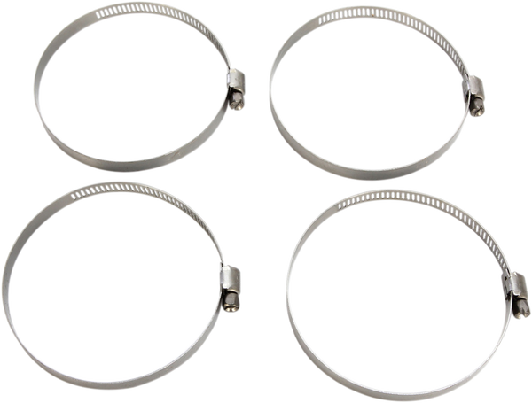 MOOSE RACING Gear Drive Hose Clamps Silver -0