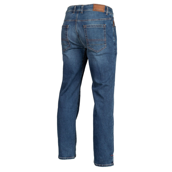 Jeans Moto Klim Unlimited Straight Stretch Denim Cobalt-11