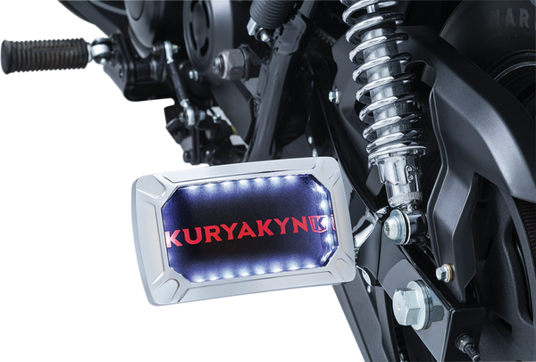 Nova Curved License Plate Mount Chrome, 2, nordicamoto.ro