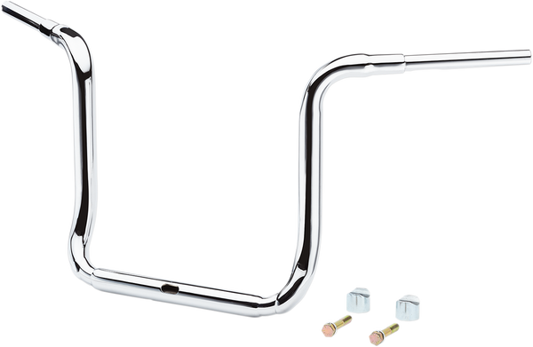 1-1/2(r) Grande Traditional Ape Hanger Handlebar Silver, 1, nordicamoto.ro