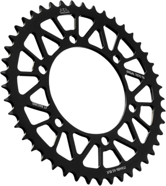 JT SPROCKETS Racelite Aluminum Rear Sprocket Black 