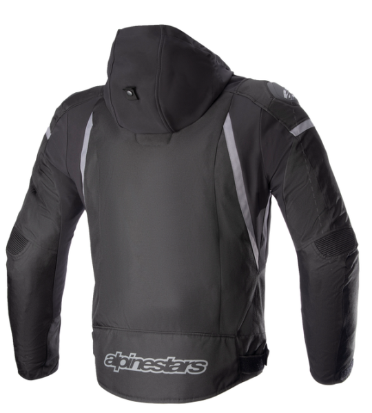 Zaca Waterproof Jacket Black, Gray -1