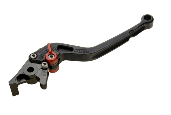 Racing Brake And Clutch Lever Black, Red, Anodized, 2, nordicamoto.ro