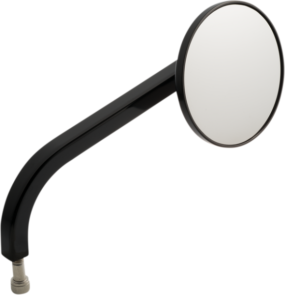 No. 7 Standard 3-1/4(r) Round Mirror Black, 1, nordicamoto.ro