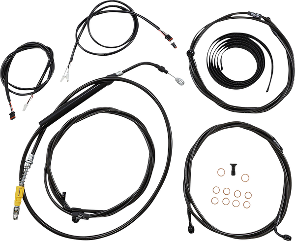 Complete Plug-and-play Cable Kit Black, 1, nordicamoto.ro