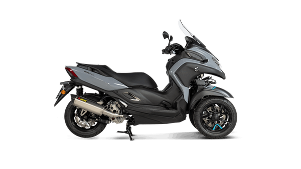 Slip-on Line Muffler Scooter Black, Carbon Fiber-5