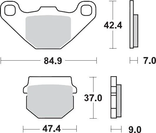 Plăcuțe de frână Racing Gp Sinterpro Offroad, 1, nordicamoto.ro