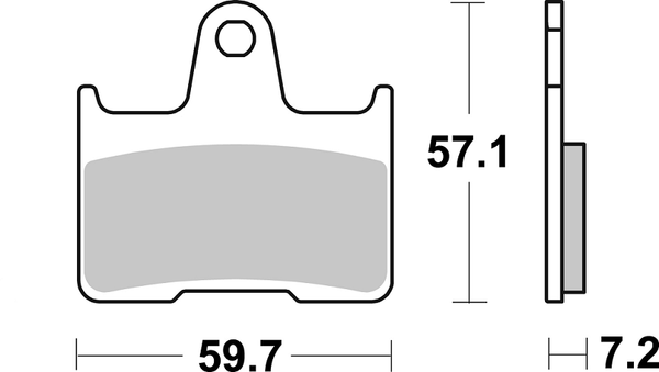 Ls Street Excel Sintered Rear Brake Pads, 1, nordicamoto.ro