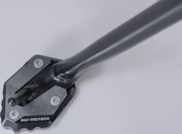 Sidestand Foot Extension Black, Silver-1