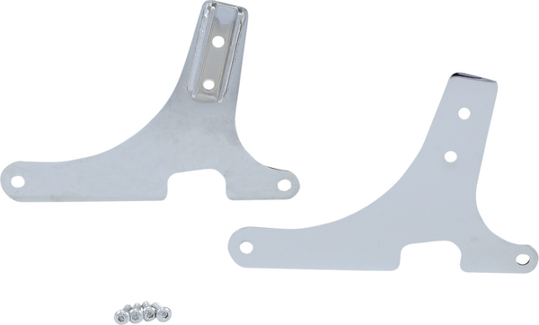 Sissy Bar Side Plates Silver, 4, nordicamoto.ro
