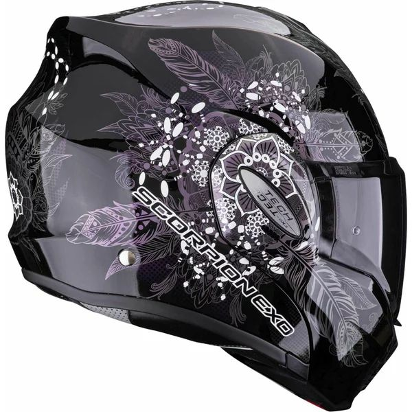 Casca modulara flip-back SCORPION EXO-TECH EVO DREAM S Negru/Cameleon, 2, nordicamoto.ro