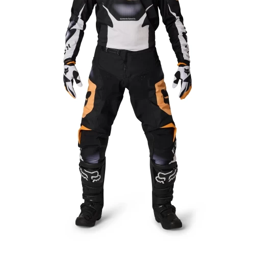 Pantaloni Fox MX-180 Noble Negru/Alb 44, 7, nordicamoto.ro