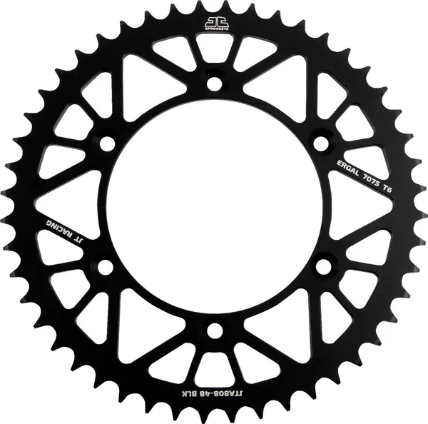JT SPROCKETS Racelite Aluminum Rear Sprocket Black 