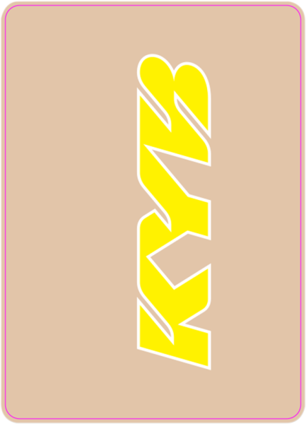 Upper Fork Decal Yellow, 1, nordicamoto.ro