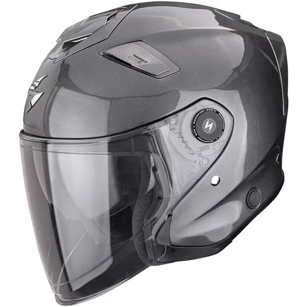 Casca open face/jet EXO-GT CARBON SOLID M Gri mat, 1, nordicamoto.ro